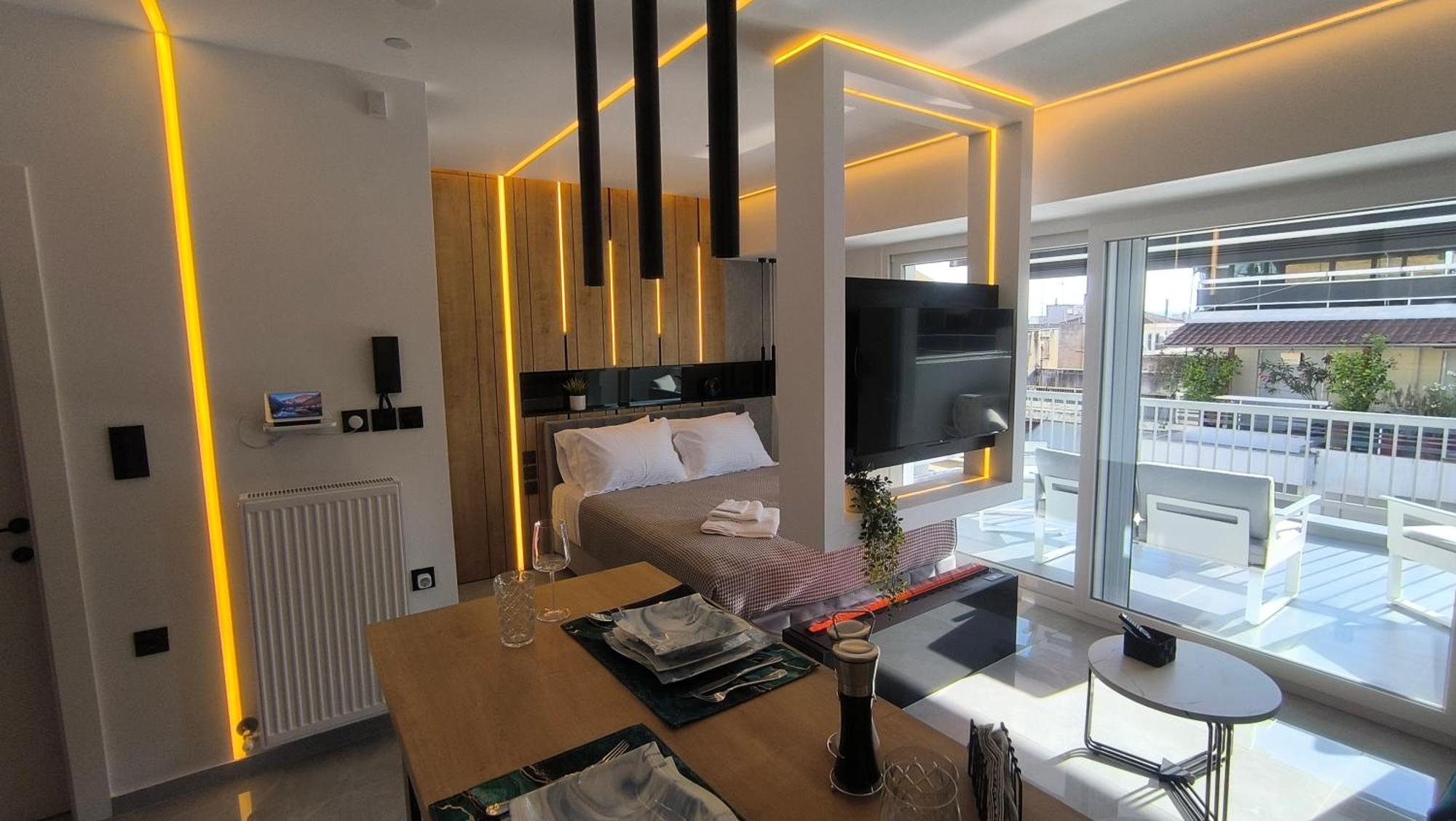 Larisa Absolute Suites, Sky View Smart Home Екстериор снимка